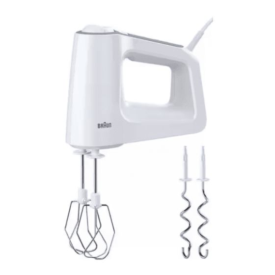 Braun MultiMix 3 HM 3100 WH Manual