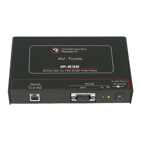 Touchboards IP-232 Product Manual