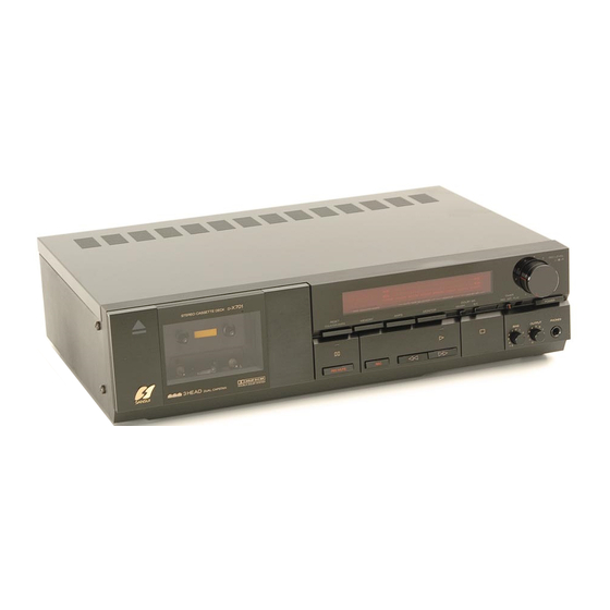 Sansui D-X701 Service Manual