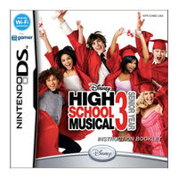 Disney Disney High School Musical 3: Senior Year Nintendo DS NTR-CHME-USA Instruction Booklet