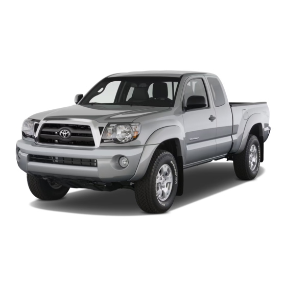 Toyota TACOMA 2010 Quick Reference Manual