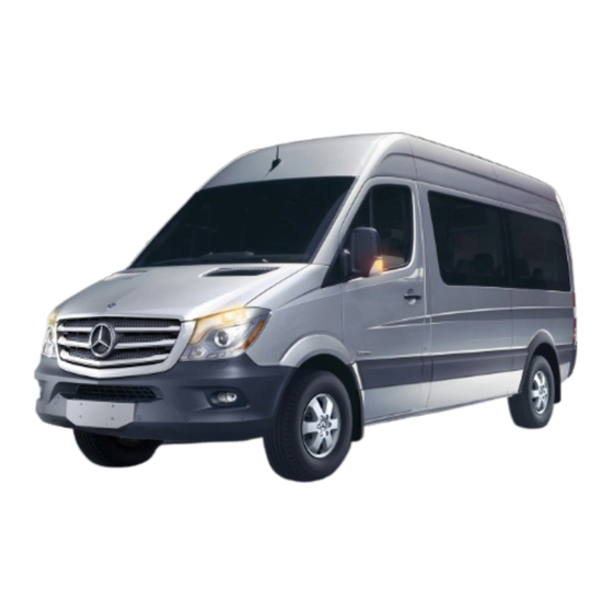 Mercedes-Benz Sprinter Operating Instructions Manual
