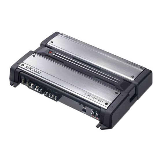 Kenwood KAC-8102D Service Manual