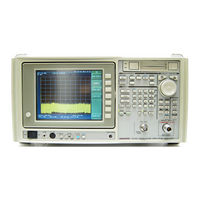 Advantest R3465 Series Operation Manual