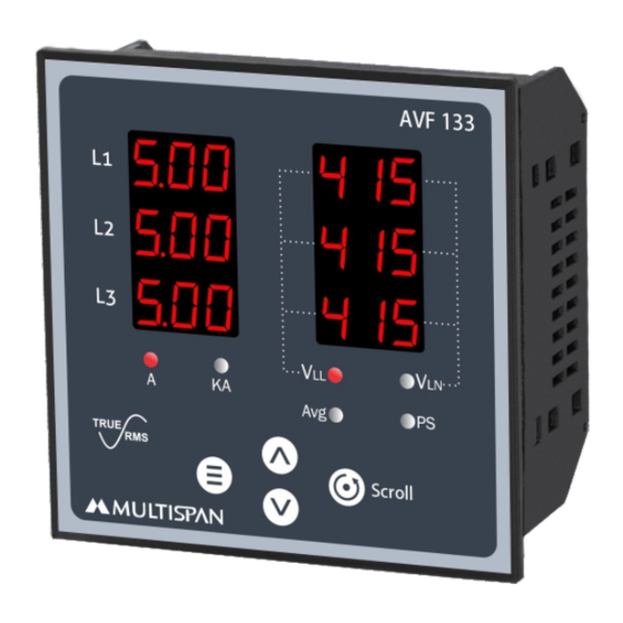 MULTISPAN AVF-133 Manual