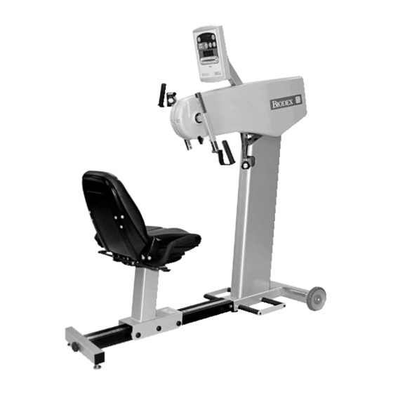 biodex UPPER BODY CYCLE Installation & Operation Manual