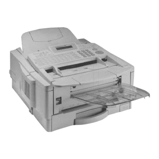 Ricoh FAX2500L Operator's Manual
