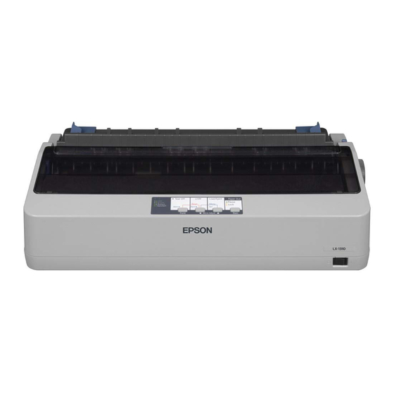 Epson LX-1310 Quick Start Manual
