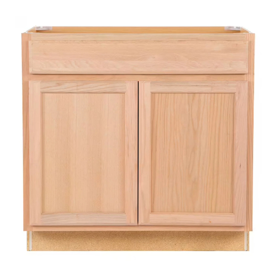 CLIQSTUDIOS RTA Sink Base Cabinet Assembly Instructions