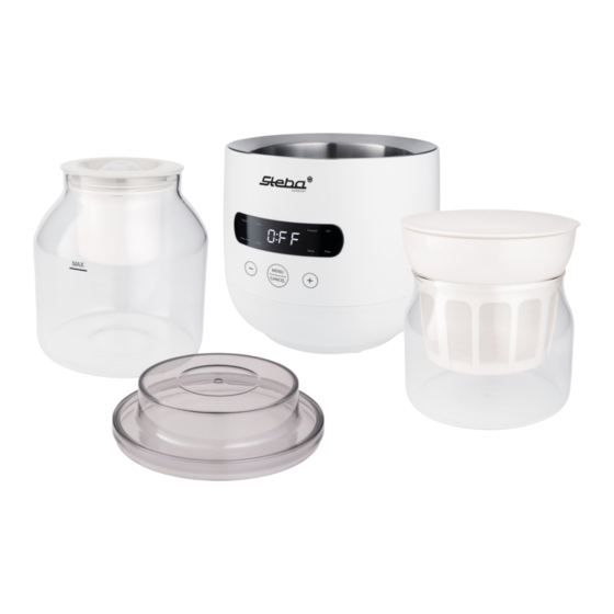 Steba JM 4 FERMENT Instructions For Use Manual