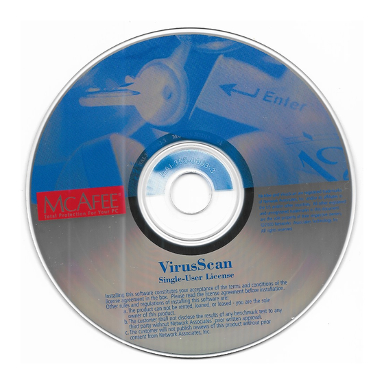 McAfee VIRUSSCAN 5.1 User Manual