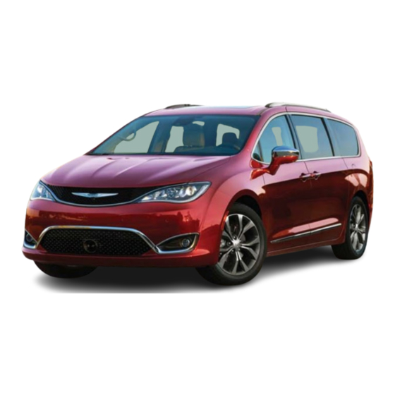 Chrysler pacifica 2017 Quick Reference Manual