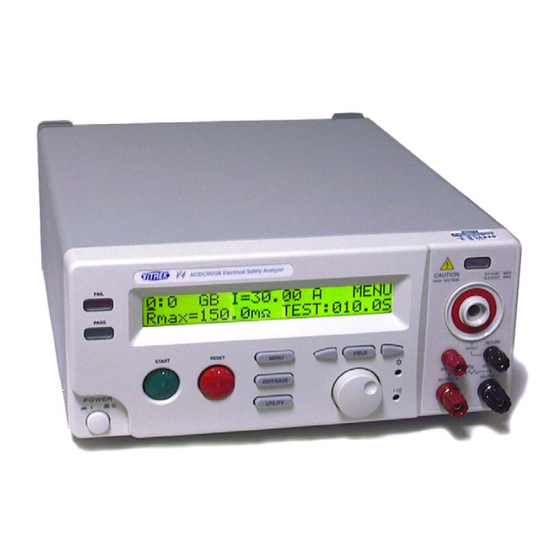 Vitrek V4 Operating Manual