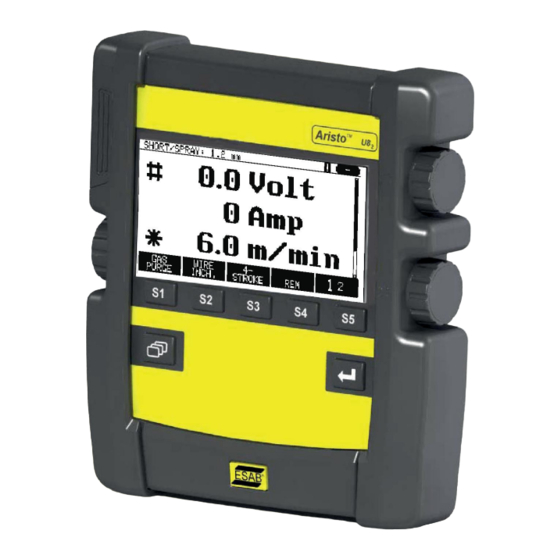 ESAB Aristo U82 Instruction Manual