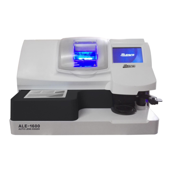 Supore ALE-1600 Operation Manual