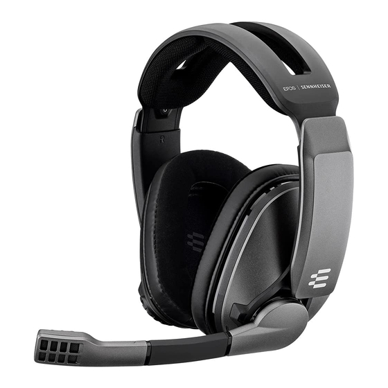 EPOS Sennheiser GSP 370 Quick Manual