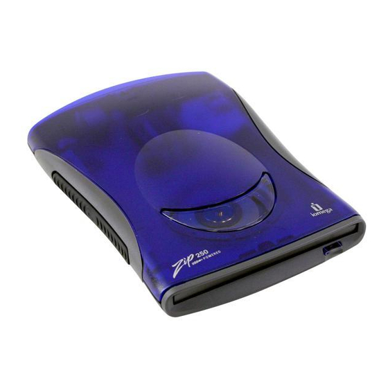 Iomega Zip USB Powered Drive Quick Install Manual