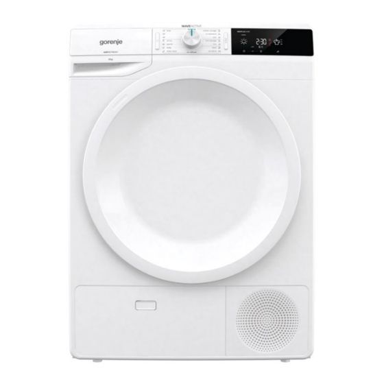 Gorenje DE8B Manuals