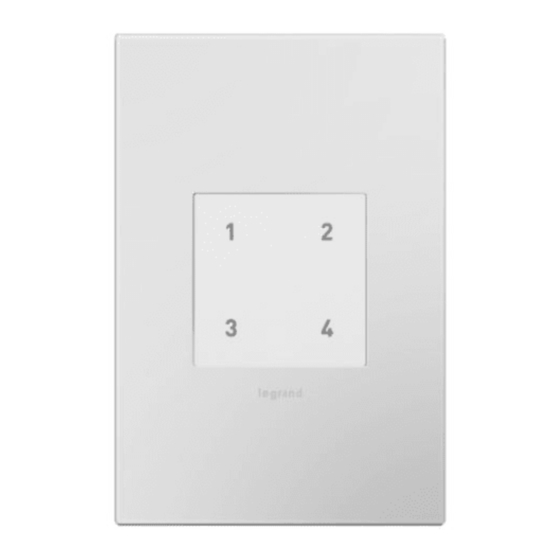 LEGRAND Adorne WNACB40 Installation Instructions