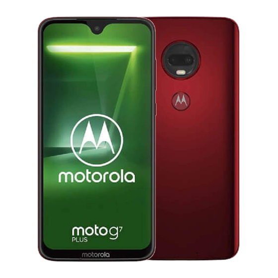 Motorola Moto G7 Plus Instructions Manual