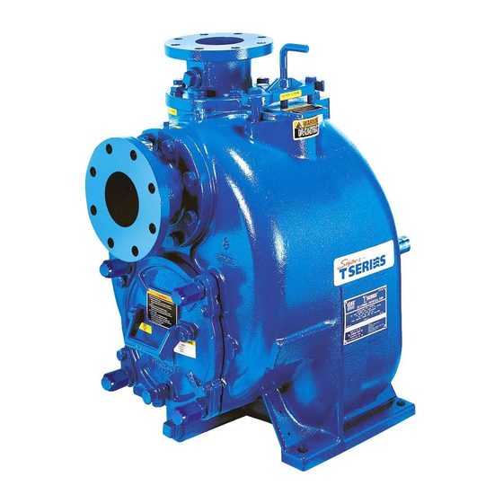 GORMAN-RUPP PUMPS T8C71SC-B Installation, Operation, And Maintenance Manual With Parts List