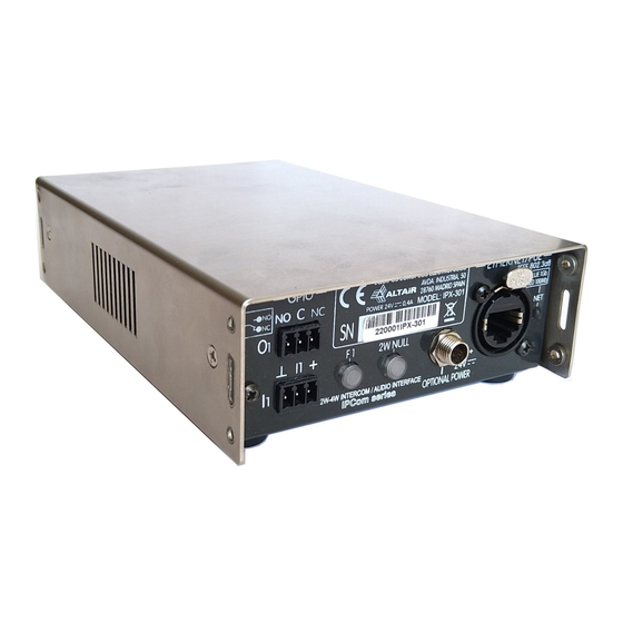 Altair IPCOM IPX-301 Manuals