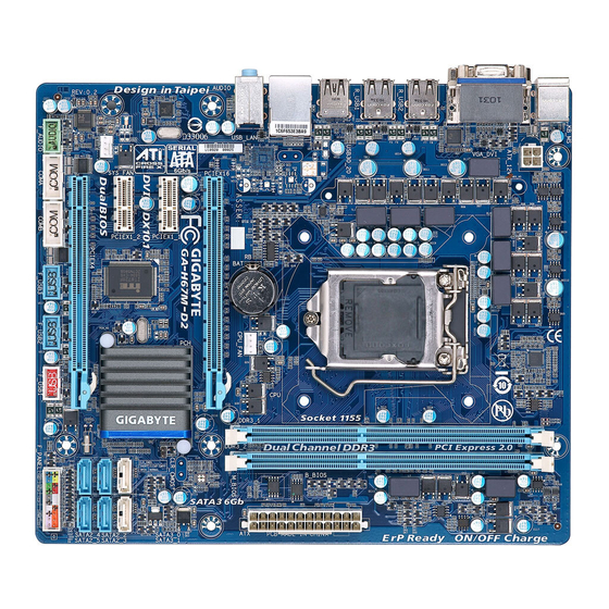 Gigabyte GA-H67M-D2 Micro ATX Motherboard Manuals