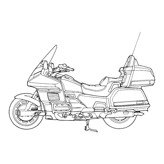 Honda Goldwing GL1500 ASP Owner's Manual