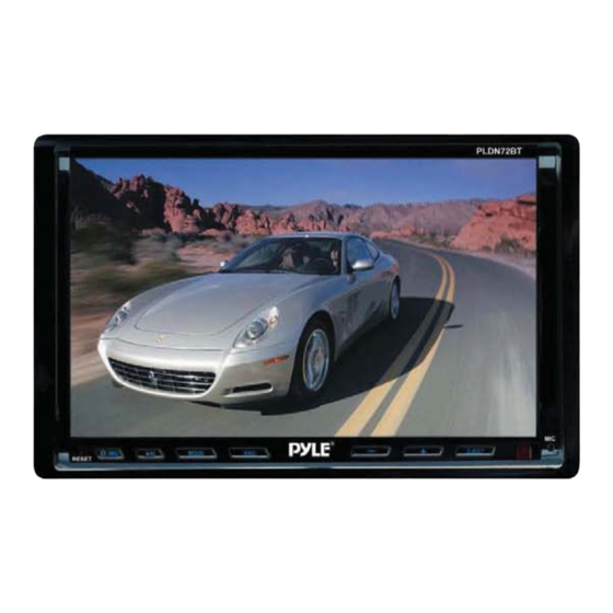 Pyle PLDN72BT Owner's Manual