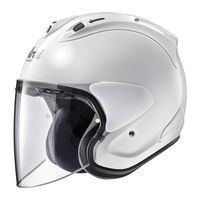 Arai Open Face Series Instructions For Use Manual