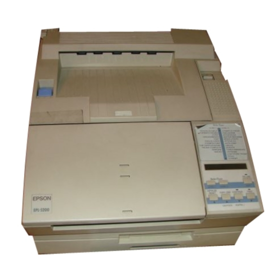 Epson EPL-5000 Manuals