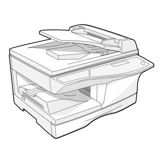 Sharp AR-FX9 Operation Manual