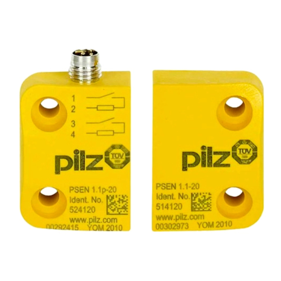 Pilz PSEN 1.1p-20 Operating Manual