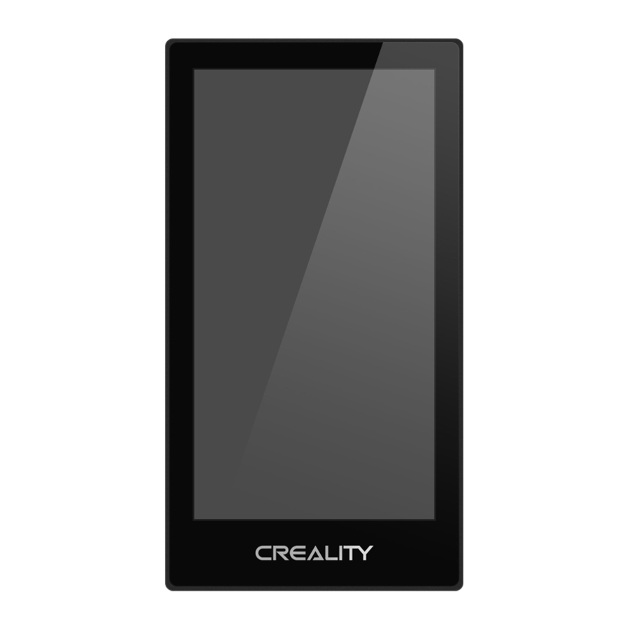 Creality 3D Pad Mini - 4.3 Inches Display Screen Kit Manual