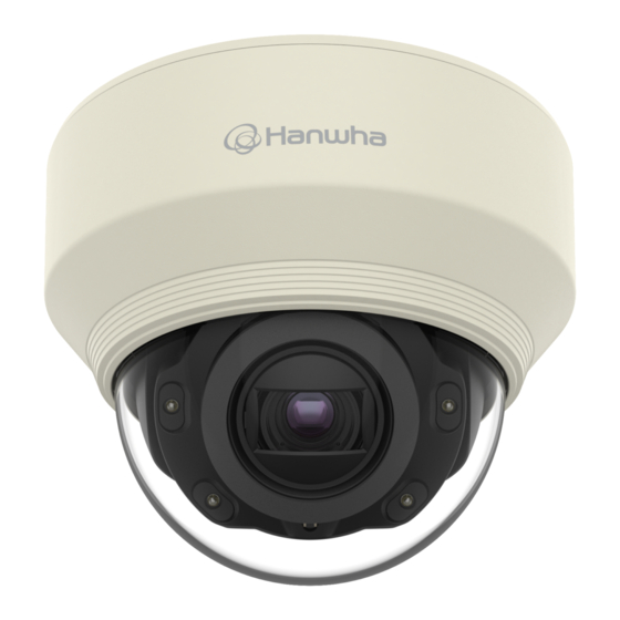 Hanwha Vision XND-6080 Quick Manual