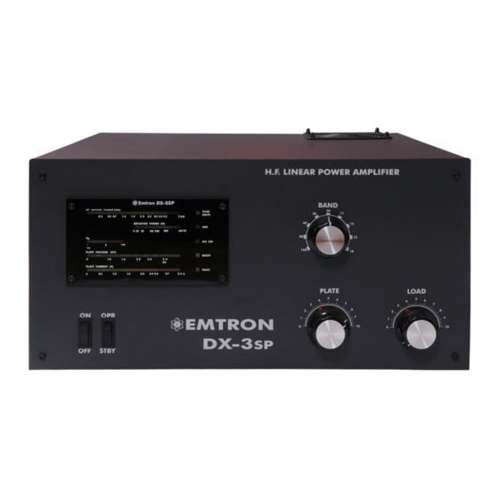 Emtron DX-3SP Operating Manual