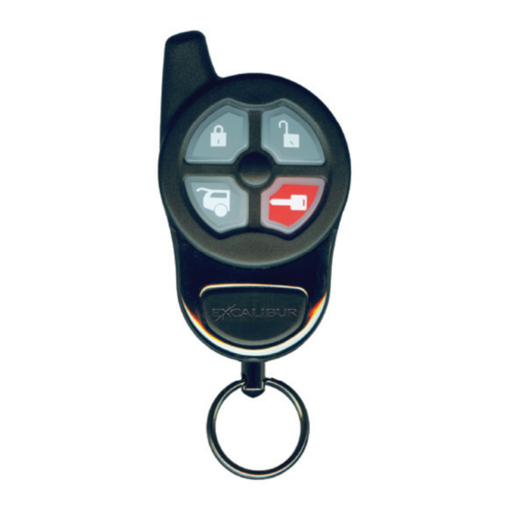 User Manuals: Excalibur rS-350-eDPb Keyless Entry Start