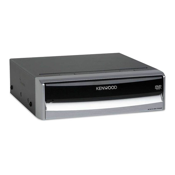 Kenwood KNA-DV4100 Instruction Manual