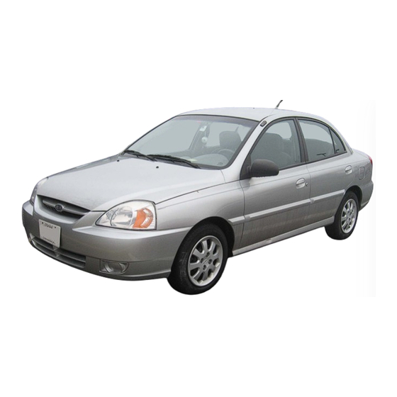 Kia 2002 Rio Owner's Manual