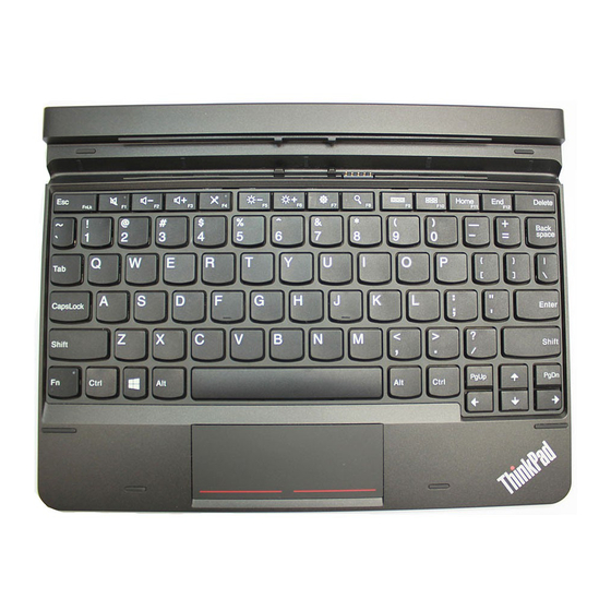 Lenovo ThinkPad 10 Ultrabook Keyboard User Manual