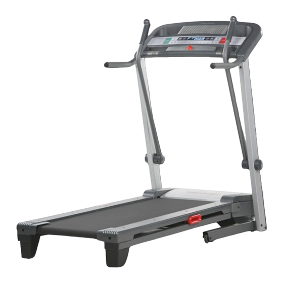 Proform 2500 treadmill discount manual