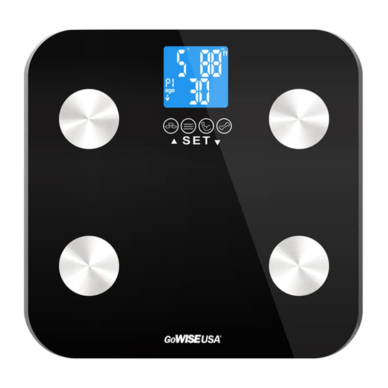 gowise usa scale manual