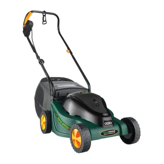 Ozito 1400w cheap electric lawn mower