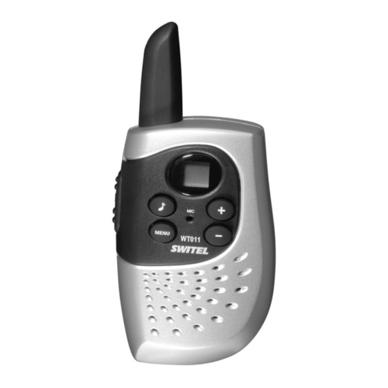switel WT011 Operating Instrucctions