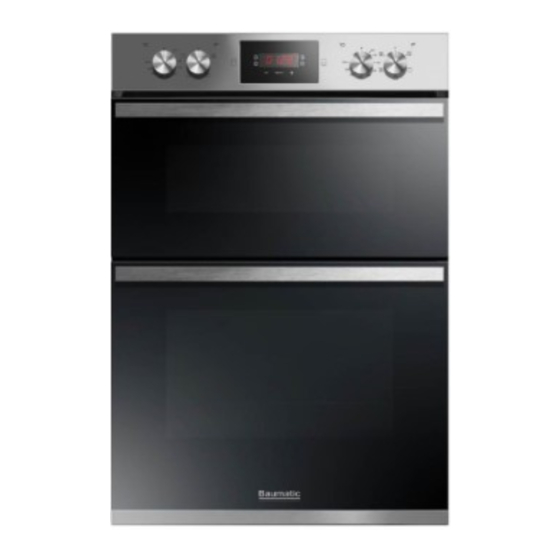 Baumatic BODM984 Electric Double Oven Manuals