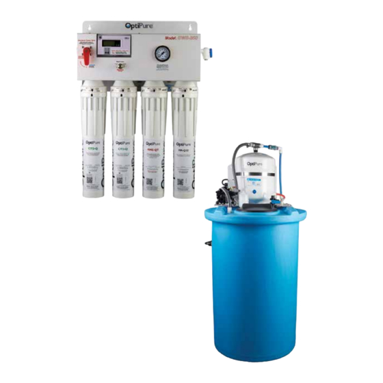 OptiPure BWS350 Installation, Operation & Maintenance Manual