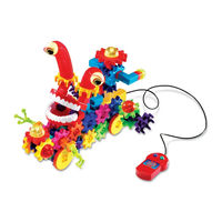Learning Resources GEARS! MOTORIZED Wacky Wigglers Building Set Instructions Manual