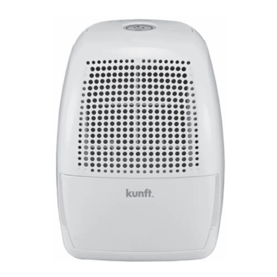 User Manuals: Kunft KDH2775 Dehumidifier