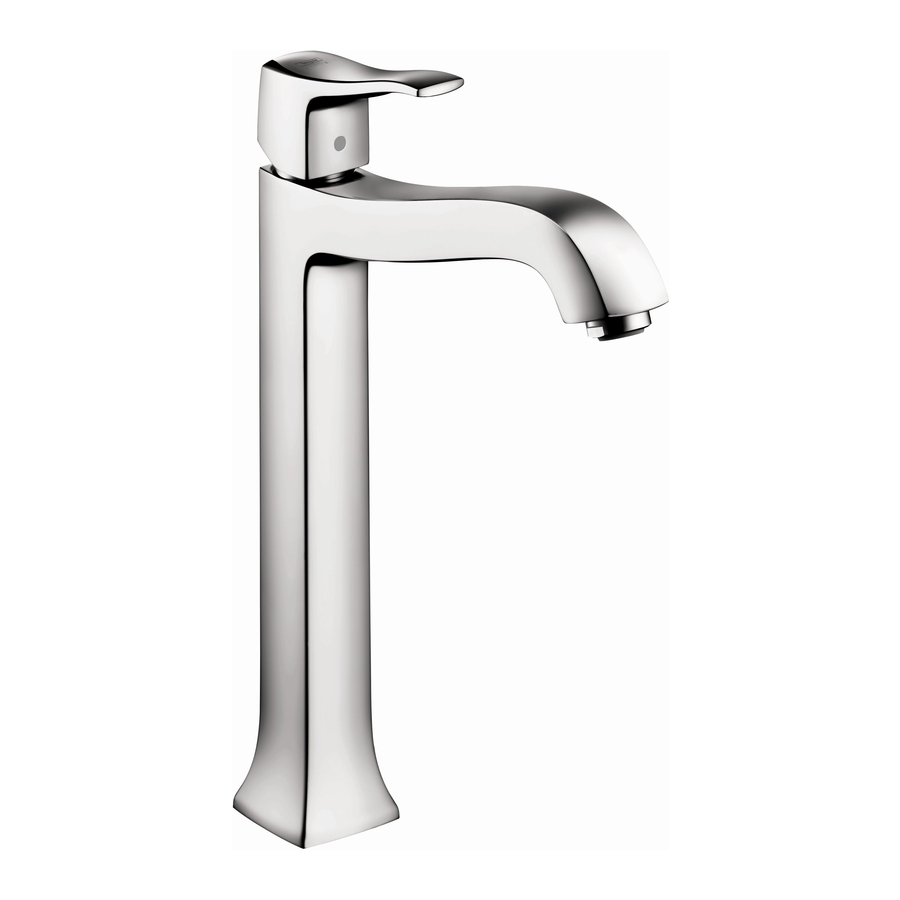 Hans Grohe Metris Classic 31078 Series Instructions For Use/Assembly Instructions