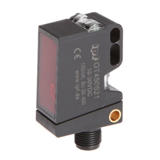 ipf electronic OT450521 Manual
